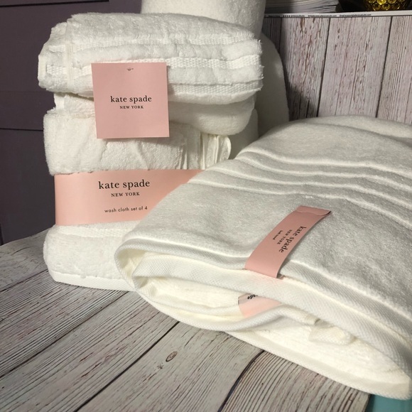 kate spade Other - 🛍🛍SOLD Kate spade ♠️ white towel bundle